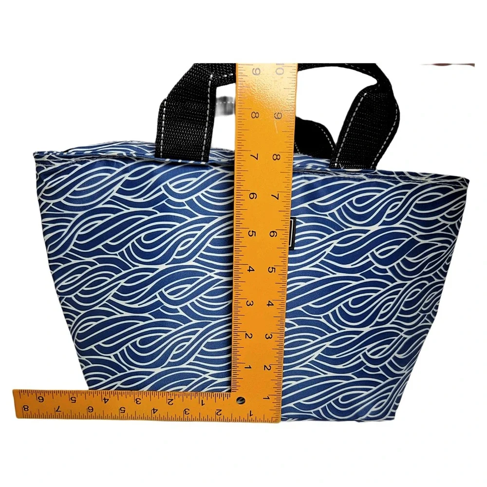 SCOUT The Breakers Palm Beach Blue Wave Insulated Picnic Lunch Tote Bag EUC